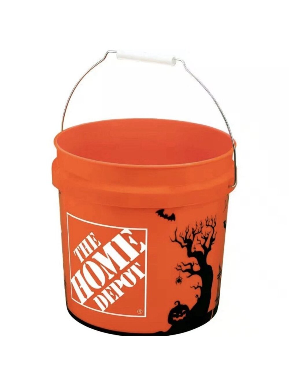 Halloween-Themed The Home Depot 5-Gallon Orange Bucket